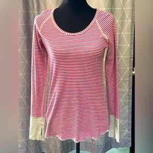 Lululemon reversible striped long sleeve shirt‎